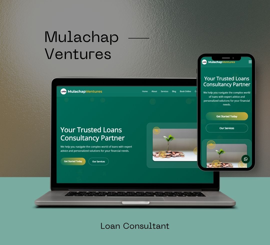 Mulachap Ventures loan agency website by Ephraim Mutwiri